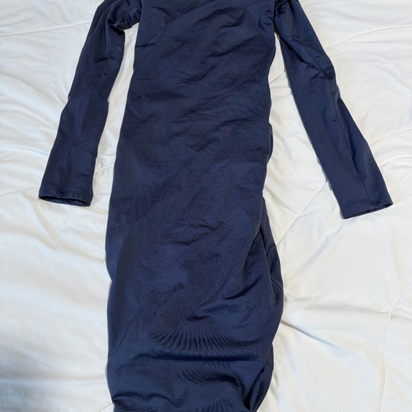 Oh Polly blue long sleeve bodycon - Picture 2 of 5